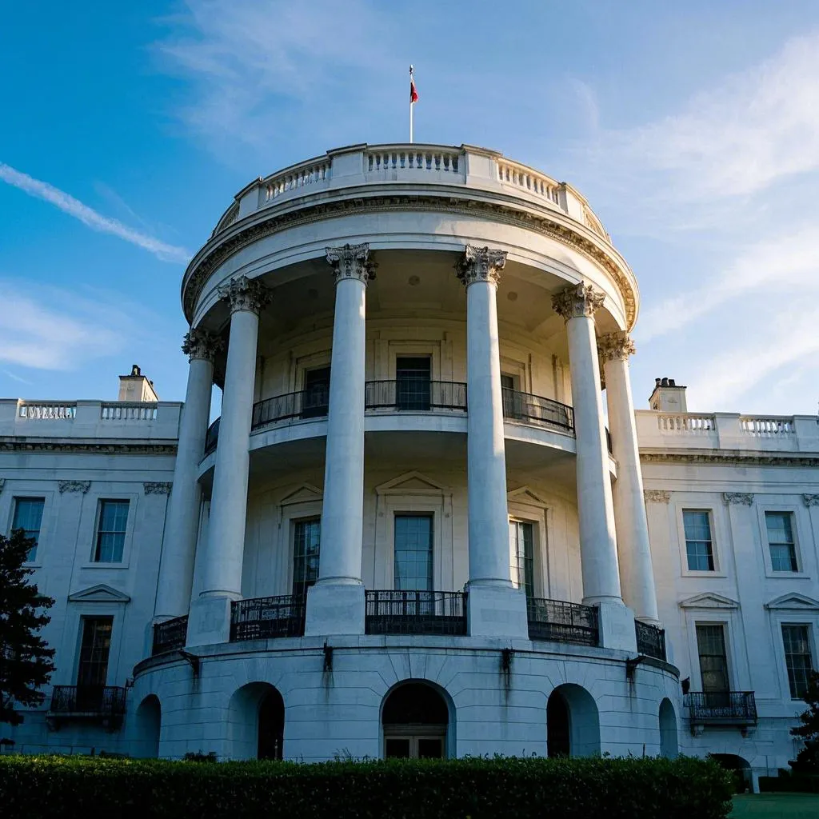 Macron&amp;#039;s White House interrupts Trump&amp;#