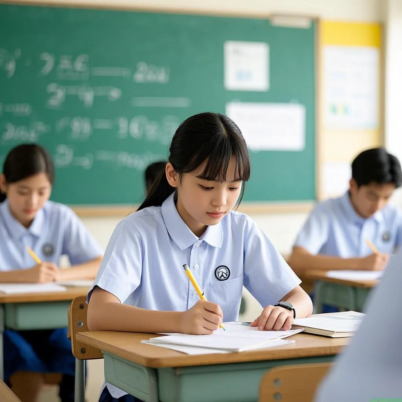 South Korean junior high school students&#039; math scor