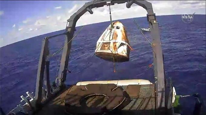 Two American astronauts who have been stranded in space for
